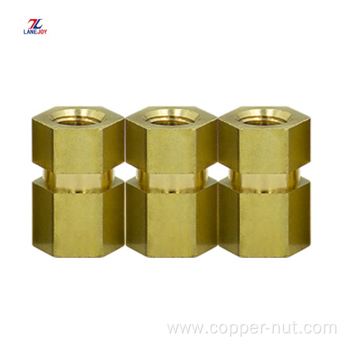 Cold Forming Insert Threading hex head Brass Nut